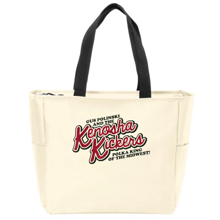 Mens Home Alone Kenosha Kickers Logo Zip Tote Bag