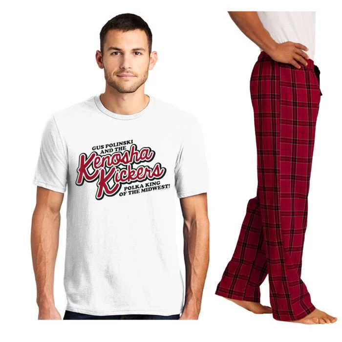 Mens Home Alone Kenosha Kickers Logo Pajama Set