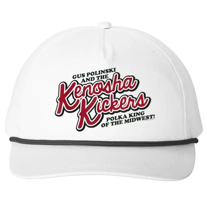 Mens Home Alone Kenosha Kickers Logo Snapback Five-Panel Rope Hat