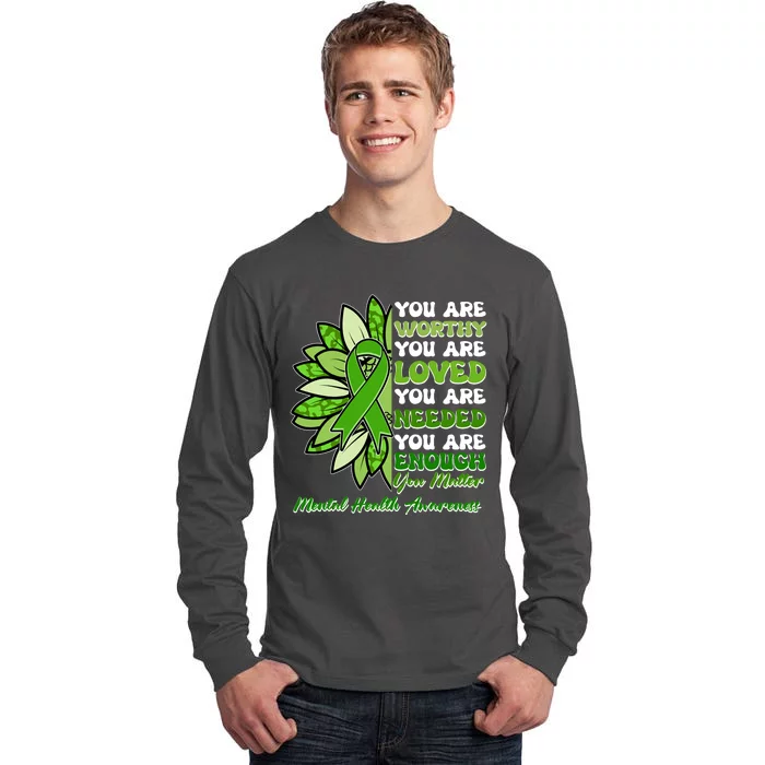 Mental Health Awareness You Matter Tall Long Sleeve T-Shirt