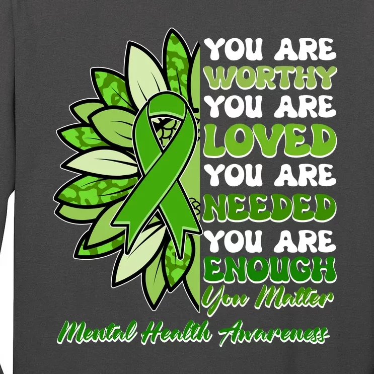 Mental Health Awareness You Matter Tall Long Sleeve T-Shirt