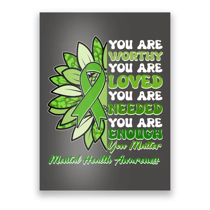 Mental Health Awareness You Matter Poster