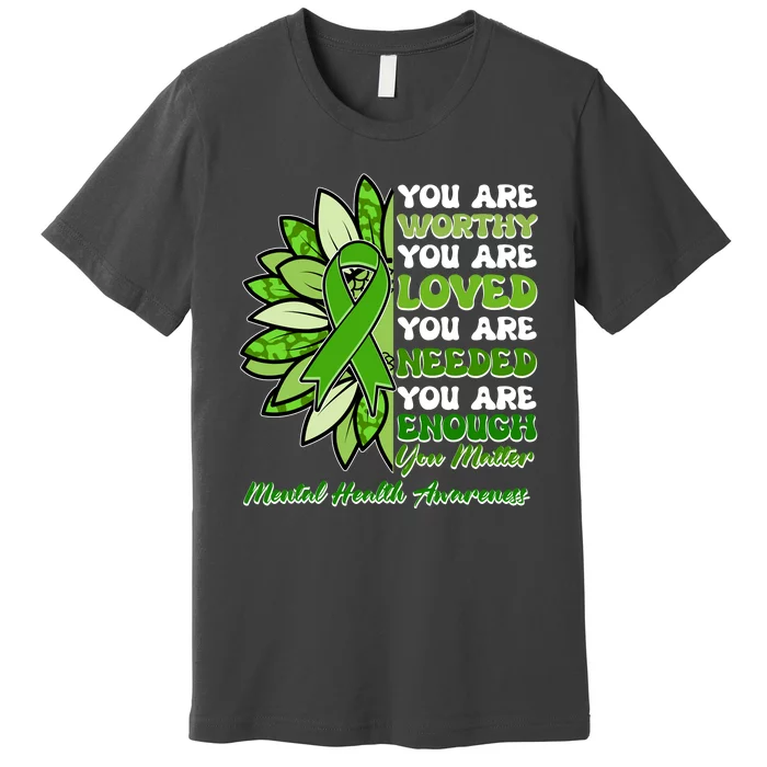 Mental Health Awareness You Matter Premium T-Shirt