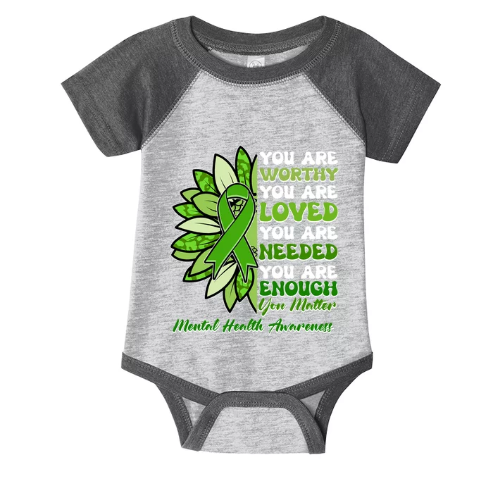 Mental Health Awareness You Matter Infant Baby Jersey Bodysuit