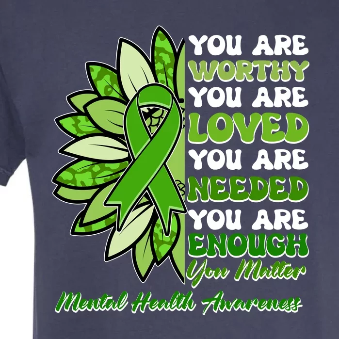 Mental Health Awareness You Matter Garment-Dyed Heavyweight T-Shirt