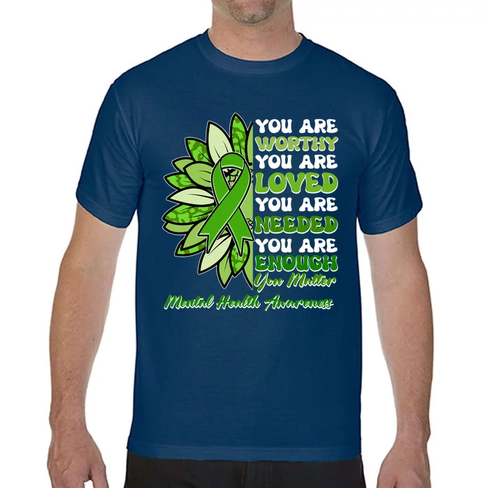 Mental Health Awareness You Matter Comfort Colors T-Shirt