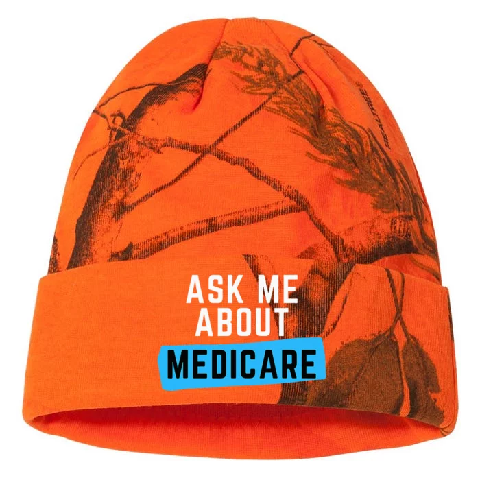 Medicare Health Ask Me About Medicare Kati - 12in Camo Beanie