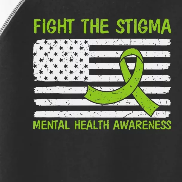 Mental Health Awareness Fight the Stigma Mental Health Toddler Fine Jersey T-Shirt