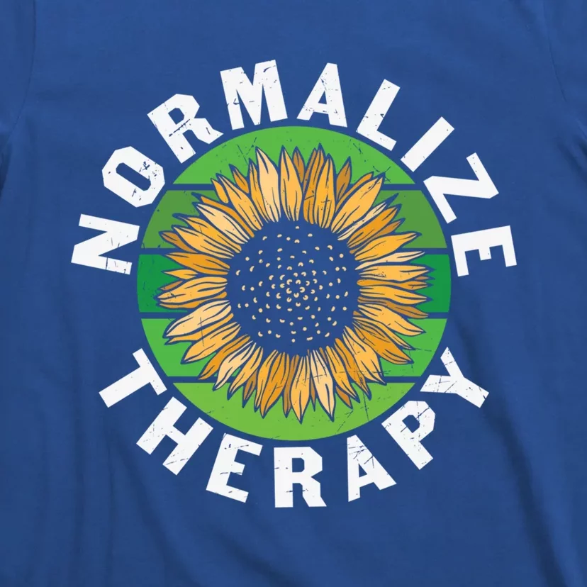 Mental Health Awareness Normalize Therapy Self Improvet Gift T-Shirt