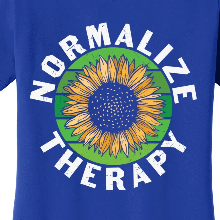 Mental Health Awareness Normalize Therapy Self Improvet Gift Women's T-Shirt