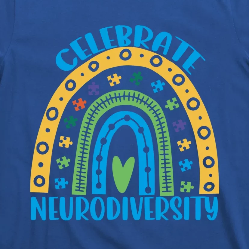 Mental Health Autism Awareness Celebrate Neurodiversity Gift T-Shirt