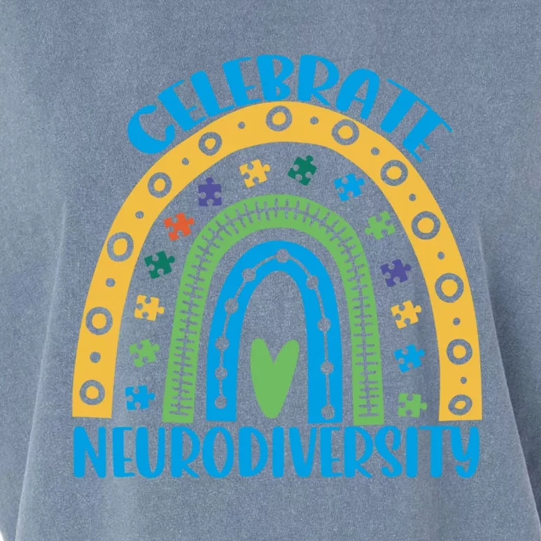 Mental Health Autism Awareness Celebrate Neurodiversity Gift Garment-Dyed Women's Muscle Tee