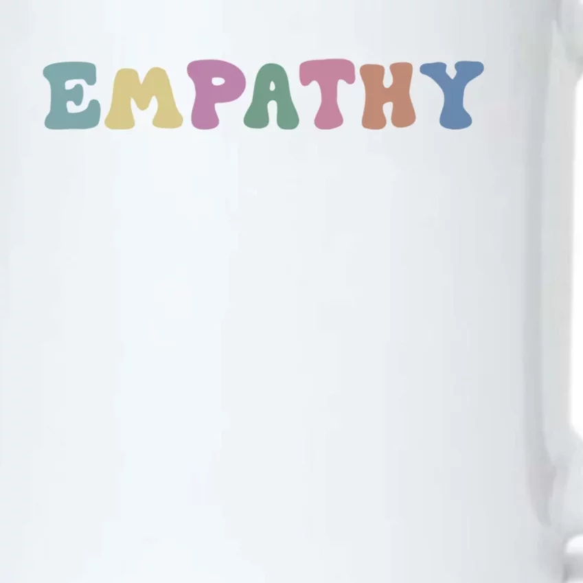 Mental Health Awareness Kindness Empathy Gift Black Color Changing Mug