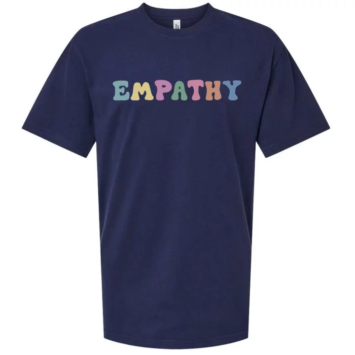 Mental Health Awareness Kindness Empathy Gift Sueded Cloud Jersey T-Shirt