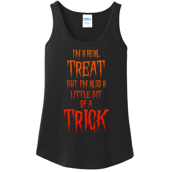 Mischievous Halloween A Real Treat But Also A Trick Ladies Essential Tank