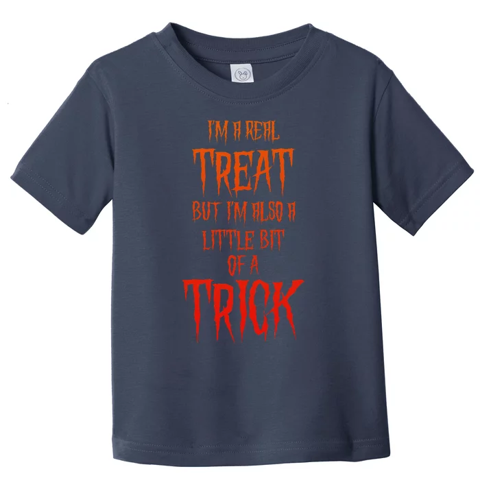 Mischievous Halloween A Real Treat But Also A Trick Toddler T-Shirt