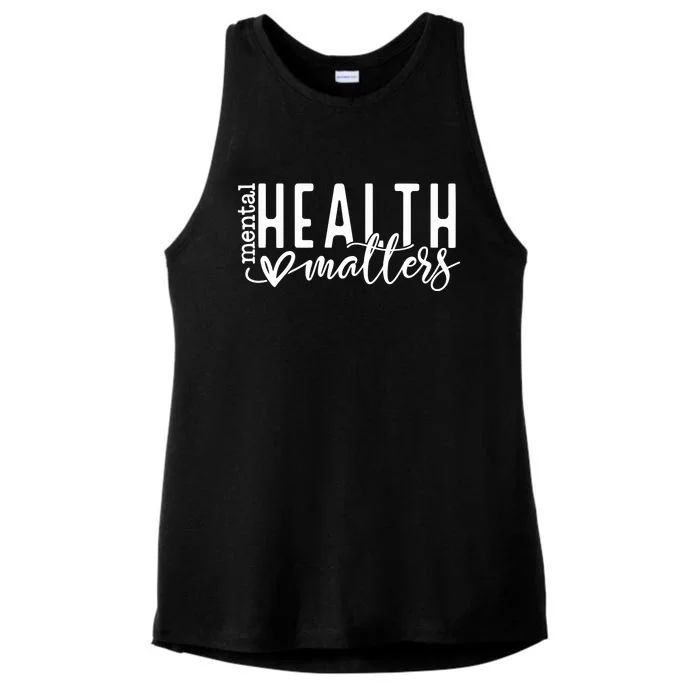 Mental Health Awareness Ladies Tri-Blend Wicking Tank