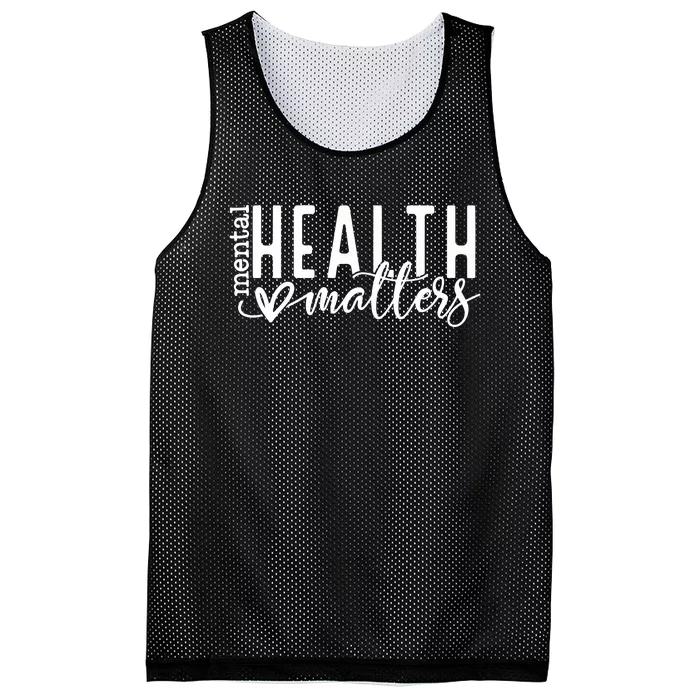 Mental Health Awareness Mesh Reversible Basketball Jersey Tank