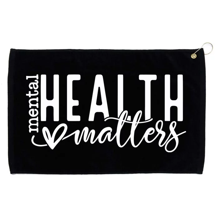 Mental Health Awareness Grommeted Golf Towel