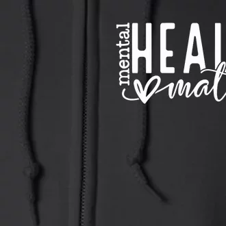 Mental Health Awareness Full Zip Hoodie