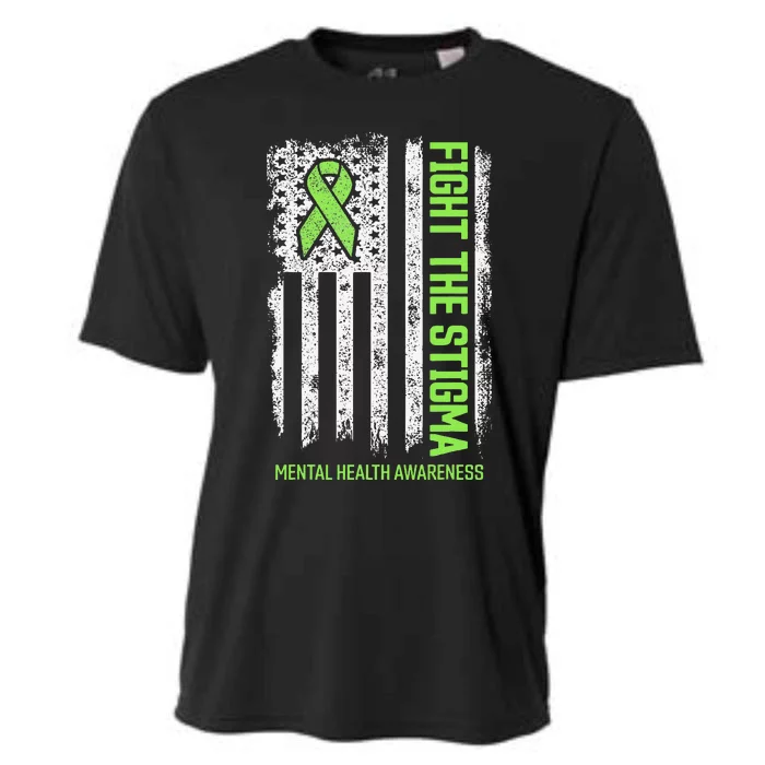 Mental Health Awareness Fight the Stigma Mental Health Cooling Performance Crew T-Shirt