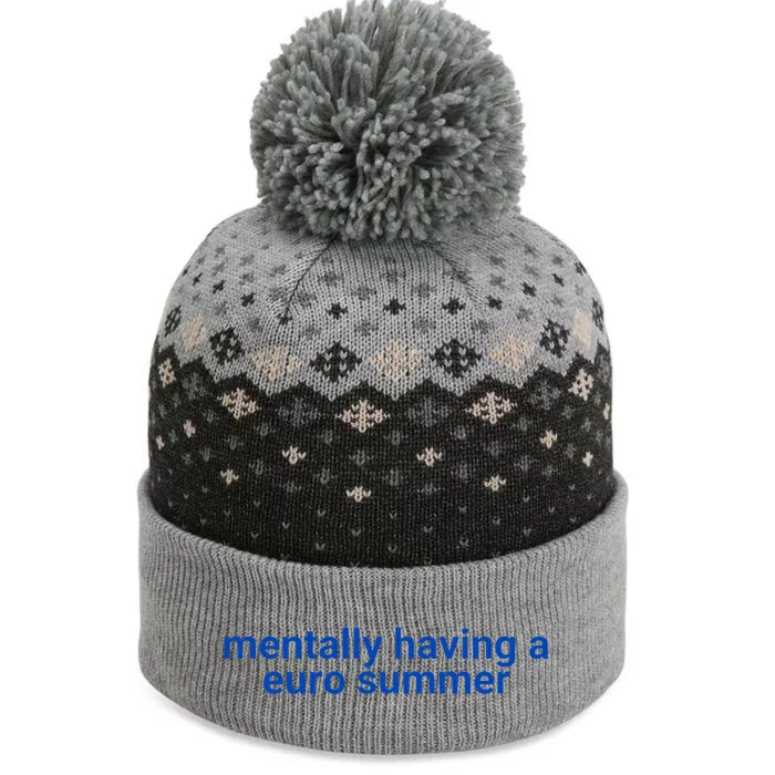 Mentally Having A Euro Summer The Baniff Cuffed Pom Beanie