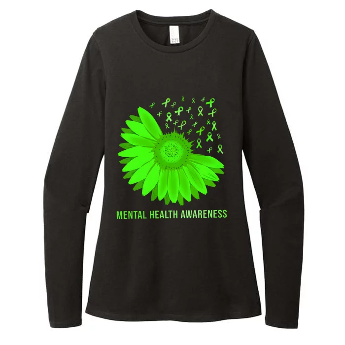 Mental Health Awareness In May We Wear Green Womens CVC Long Sleeve Shirt