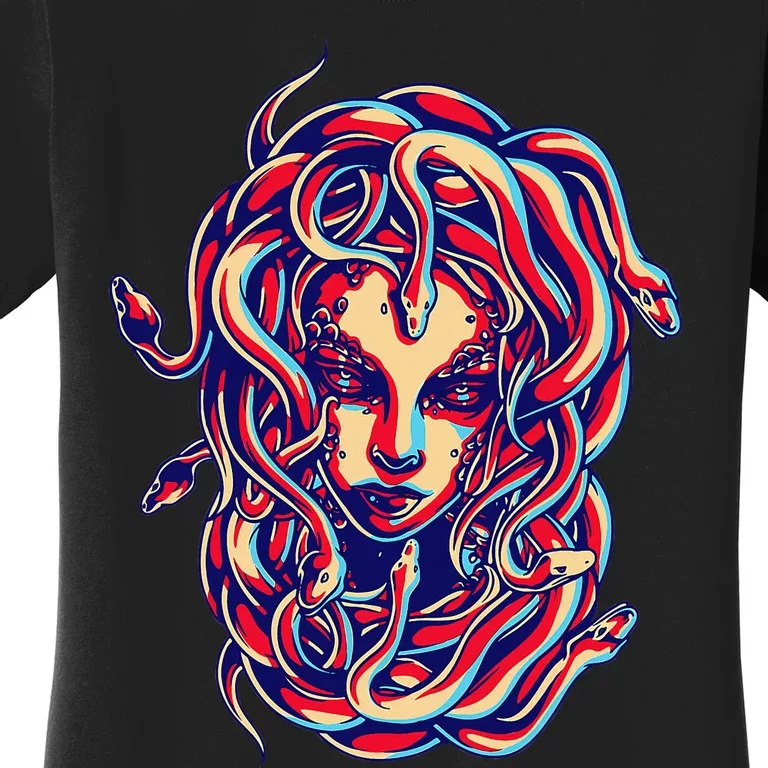 Medusa Hentain Adult Humor Costume Cool Easy Halloween Gift Women's T-Shirt