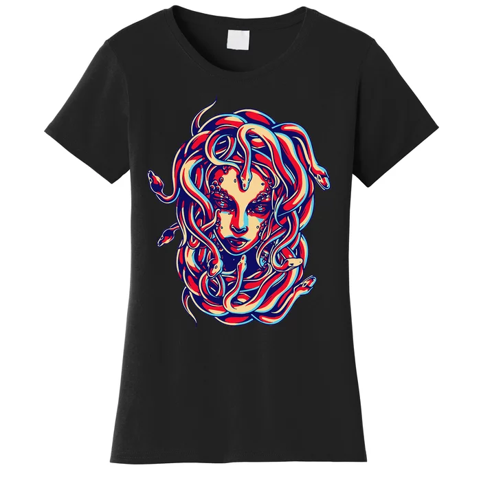 Medusa Hentain Adult Humor Costume Cool Easy Halloween Gift Women's T-Shirt