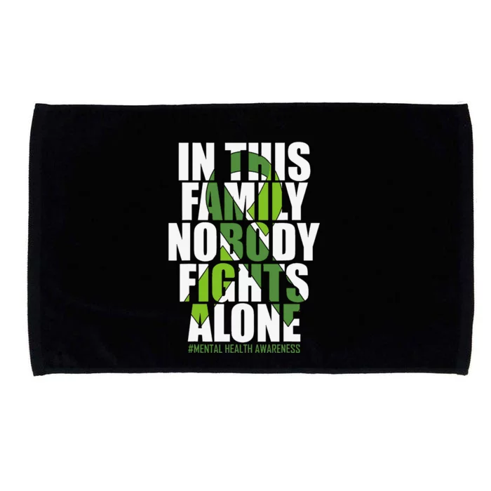 Mental Health Awareness Ribbon Family You Matter Kindness Microfiber Hand Towel