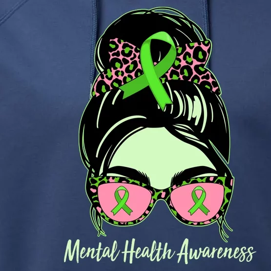 Mental Health Awareness Performance Fleece Hoodie