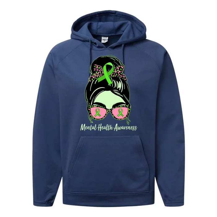 Mental Health Awareness Performance Fleece Hoodie