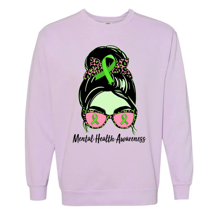 Mental Health Awareness Garment-Dyed Sweatshirt