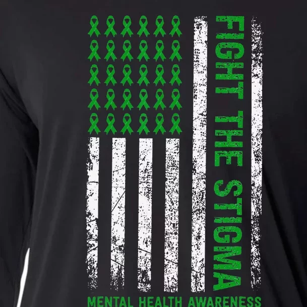 Mental Health Awareness Fight The Stigma Mental Health Cooling Performance Long Sleeve Crew