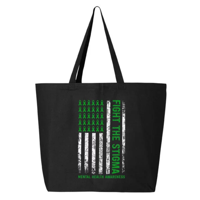 Mental Health Awareness Fight The Stigma Mental Health 25L Jumbo Tote