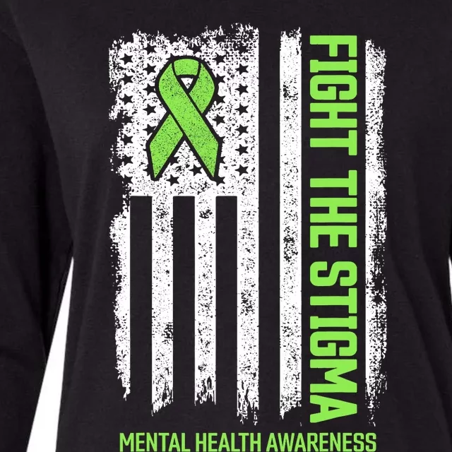 Mental Health Awareness Fight The Stigma Mental Health Womens Cotton Relaxed Long Sleeve T-Shirt