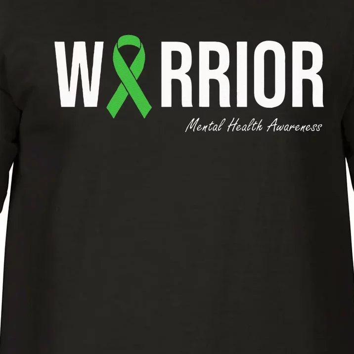 Mental Health Awareness Green Ribbon Comfort Colors T-Shirt