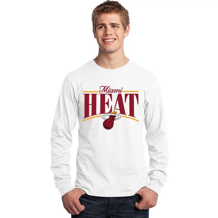 Miami Heat Arch Tall Long Sleeve T-Shirt