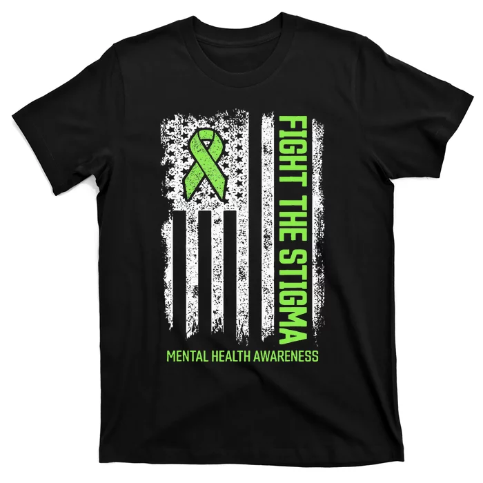 Mental Health Awareness Fight The Stigma Mental Health T-Shirt