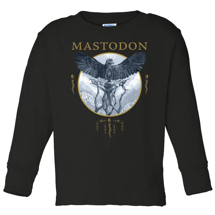 Mastodon Hushed And Grim Eagle Circle Toddler Long Sleeve Shirt