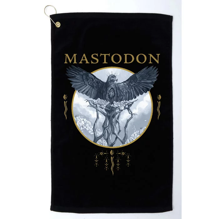 Mastodon Hushed And Grim Eagle Circle Platinum Collection Golf Towel