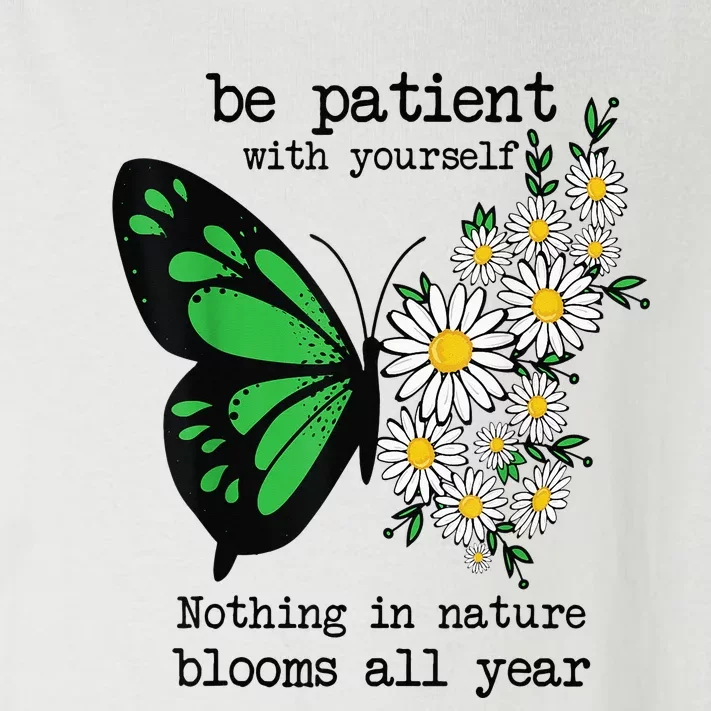 Mental Health Awareness - Butterfly Daisy Flower Toddler Long Sleeve Shirt