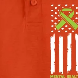 Mental Health Awareness Gift Psychology Fight The Stigma Gift Dry Zone Grid Performance Polo