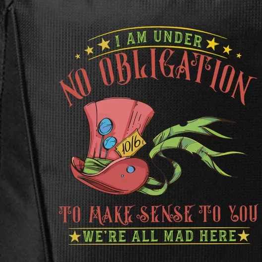 Mad Hatter Alice In Wonderland City Backpack