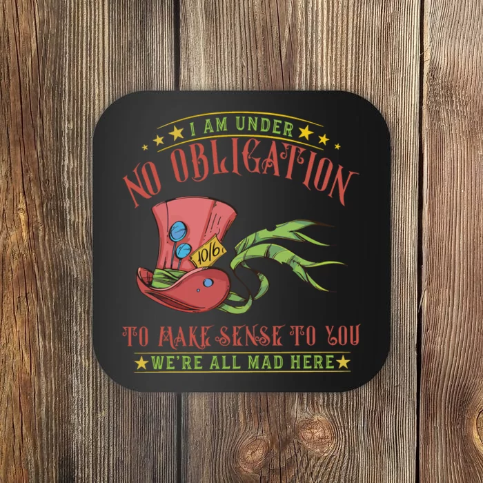 Mad Hatter Alice In Wonderland Coaster