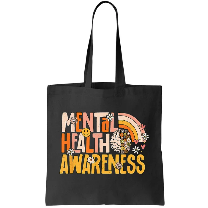 Mental Health Awareness Mental Illness Therapist Counselor Tote Bag