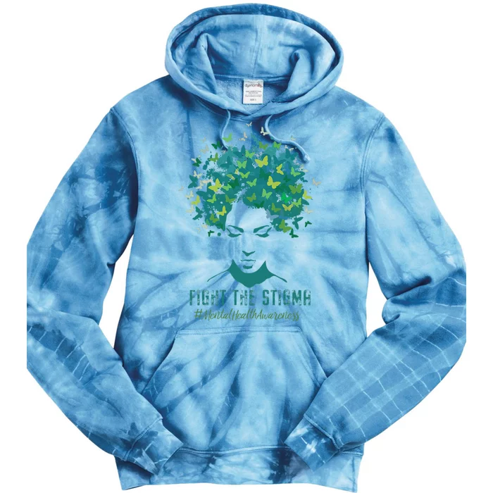 Mental Health Awareness Month Fight The Stigma Positive Quot Tie Dye Hoodie