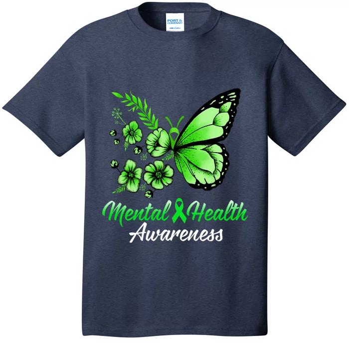 Mental Health Awareness Butterfly T-Shirt