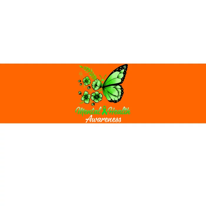 Mental Health Awareness Butterfly Bumper Sticker