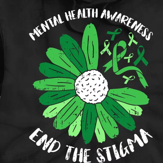 Mental Health Awareness End The Stigma Warrior Counselor Tie Dye Hoodie